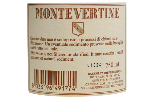 TOSCANA ROSSO IGT "MONTEVERTINE" 2021 - MONTEVERTINE