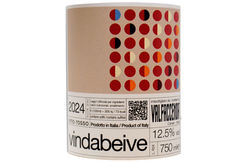 VINO ROSSO 100% NEBBIOLO BIO "VINDABEIVE" 2024 - VALFACCENDA