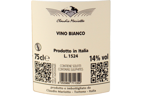 VINO BIANCO "L'IMBEVIBILE" - CLAUDIO MARIOTTO