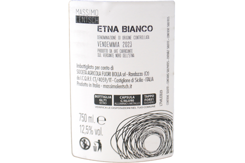 ETNA BIANCO DOC 2023 - MASSIMO LENTSCH