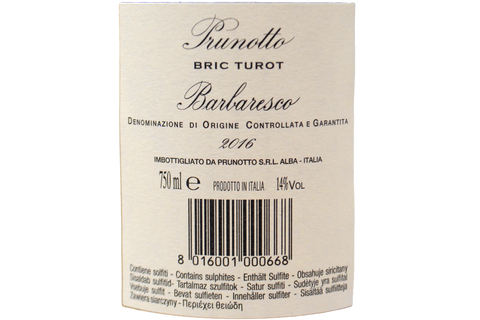 Barbaresco DOCG "Bric Turot" 2015 - Prunotto