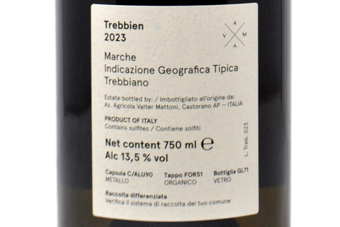 MARCHE IGT TREBBIANO "TREBBIEN" 2023 - VALTER MATTONI