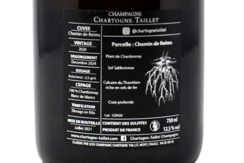 CHAMPAGNE EXTRA BRUT BLANC DE BLANCS "CHEMIN DE REIMS" 2020 - CHARTOGNE TAILLET