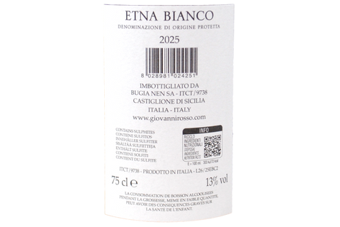 ETNA BIANCO IGP CONTRADA MONTEDOLCE 2025 - GIOVANNI ROSSO
