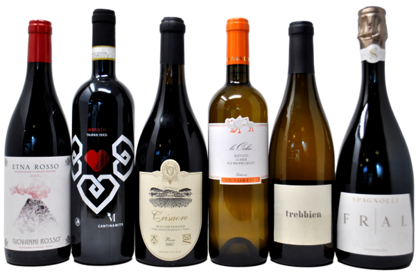 NORD-SUD-OVES-EST TASTING BOX - L'ITALIA IN TUTTO E PER TUTTO - 6 BOTTIGLIE