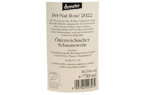 PÉT-NAT ROSÉ "EIN WILDES GLÄSCHEN" 2022 - ZAHEL