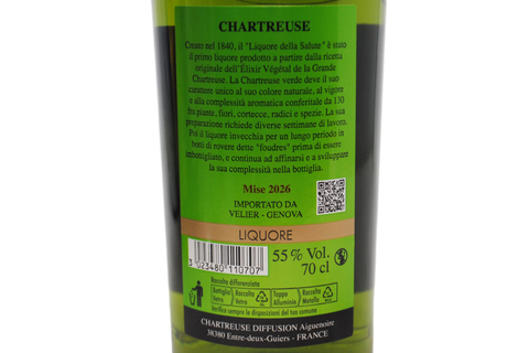 CHARTREUSE VERTE 55° 70cl - CHARTREUSE