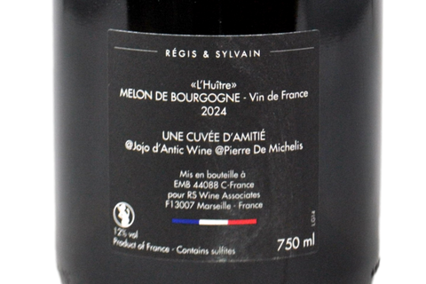 MELON DE BOURGOGNE "L'HUITRE" 2024 - REGIS & SYLVAIN