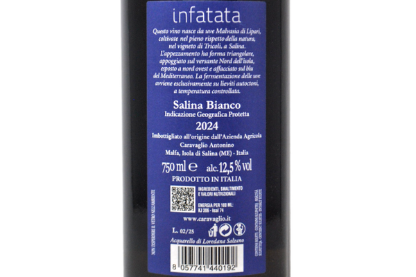 SALINA BIANCO IGP "INFATATA" 2024 - CARAVAGLIO
