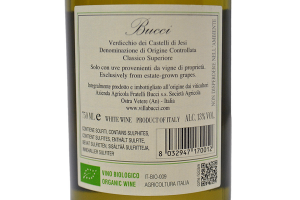 VERDICCHIO DEI CASTELLI DI JESI CLASSICO SUPERIORE DOC 2023 - VILLA BUCCI