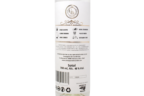 SOTOL JOVEN 100% DASYLIRION WHEELERI ARTESANAL "ORO DE COYAME" - GERARDO RUELAS HERNÁNDEZ