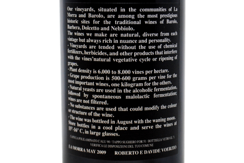 BARBERA D'ALBA DOC "IL CERRETO" 2022 - ROBERTO VOERZIO