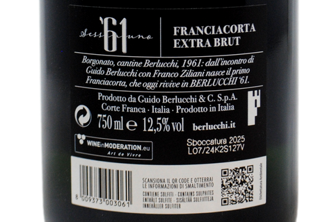 FRANCIACORTA DOCG EXTRA BRUT '61 - BERLUCCHI