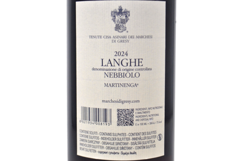 LANGHE NEBBIOLO DOC "MARTINENGA" 2024 - MARCHESI DI GRESY