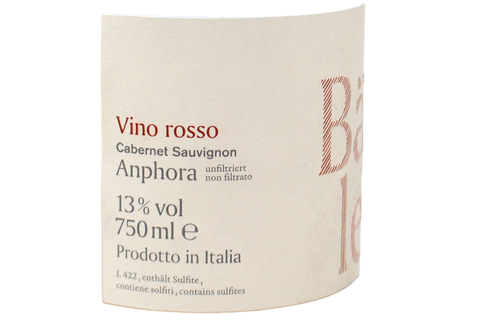 VINO ROSSO CABERNET SAUVIGNON ANPHORA BIODINAMICO "BARLEITH" 2020 - TRÖPFLTALHOF