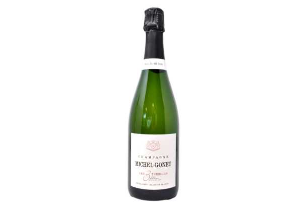 CHAMPAGNE EXTRA BRUT BLANC DE BLANCS "LES 3 TERROIRS" 2020 - MICHEL GONET
