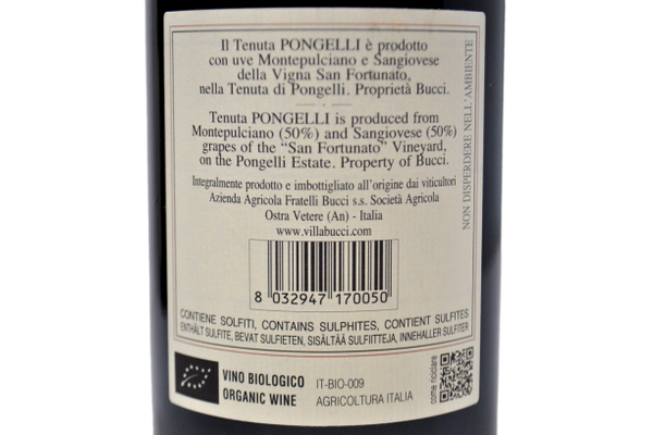 PICENO ROSSO DOC "TENUTA PONGELLI" 2021 - VILLA BUCCI