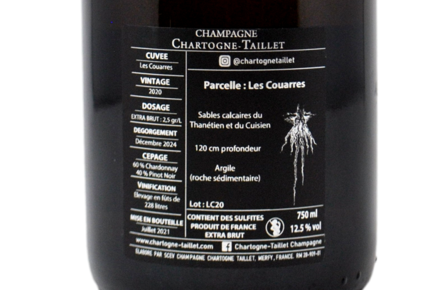 CHAMPAGNE EXTRA BRUT "LES COUARRES" 2020 - CHARTOGNE TAILLET