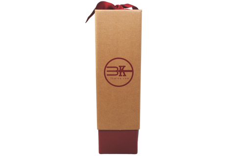 ASTUCCIO REGALO DA 1 BOTTIGLIA 3KWINE CON FIOCCO IN TESSUTO
