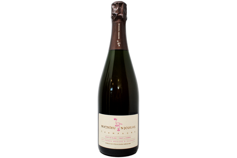 CHAMPAGNE BRUT ROSÉ DE BLANC "PINOT VS CHARDO" - CHAMPAGNE MATHIEU NICOLAS