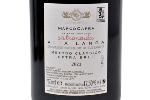 ALTA LANGA EXTRA BRUT 36 MESI "SEITREMENDA" 2021 - MARCO CAPRA