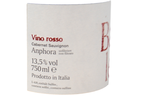 VINO ROSSO CABERNET SAUVIGNON ANPHORA BIODINAMICO "BARLEITH" 2018 - TRÖPFLTALHOF