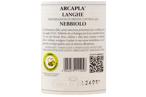LANGHE NEBBIOLO DOC "ARCAPLA" 2021 - COSTA DI BUSSIA - TENUTA ARNULFO