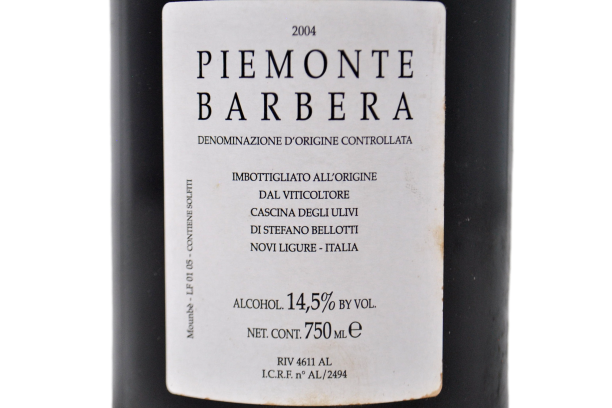 BARBERA PIEMONTE DOC BIODINAMICO "MOUNBÈ" 2004 - CASCINA DEGLI ULIVI