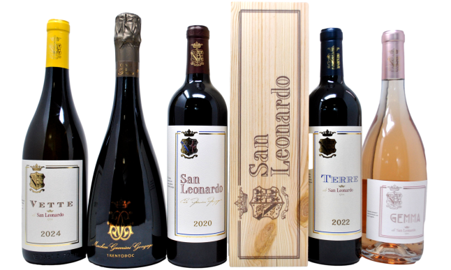 SAN LEONARDO TASTING BOX - 5 BOTTIGLIE