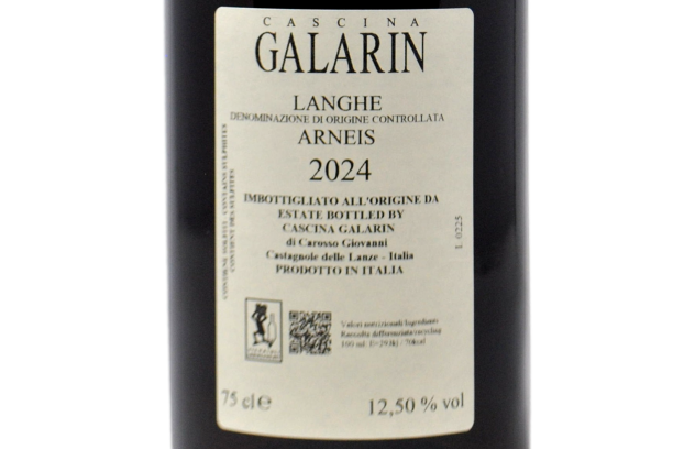 LANGHE ARNEIS DOC "BARIVEL" 2024 - CASCINA GALARIN