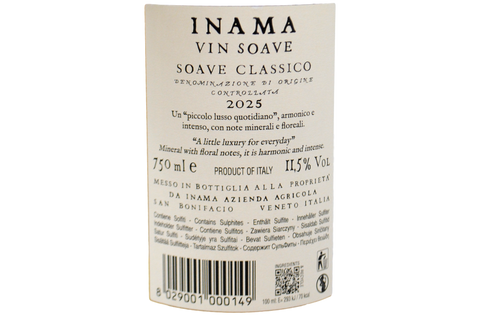 SOAVE CLASSICO DOC "VIN SOAVE" 2025 - INAMA
