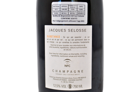 CHAMPAGNE GRAND CRU BRUT BLANC DE BLANCS "SUBSTANCE" - JACQUES SELOSSE