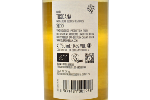 TOSCANA IGT BIANCO "BATÀR" 2022 - AGRICOLA QUERCIABELLA