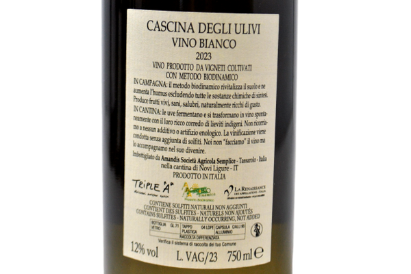 VINO BIANCO "IVAG" 2023 - CASCINA DEGLI ULIVI