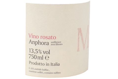 VINO ROSATO ANPHORA BIODINAMICO "ROSÉ MARIE" 2022 - TRÖPFLTALHOF