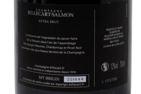 CHAMPAGNE BRUT RESERVE - BILLECART SAUMON
