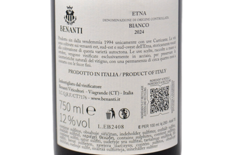 ETNA BIANCO DOC 2024 - BENANTI