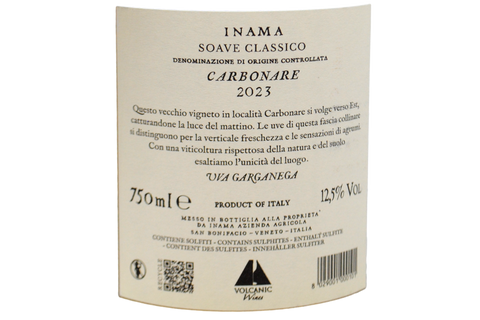 SOAVE CLASSICO DOC CARBONARE 2023 - INAMA