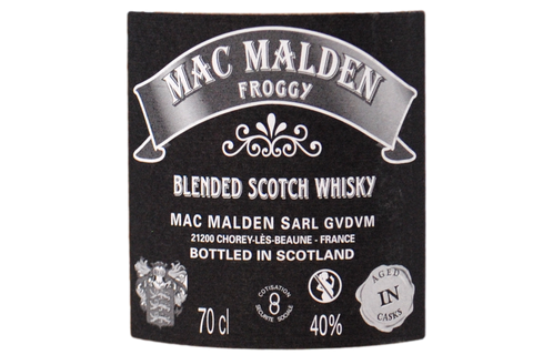 BLENDED SCOTCH WHISKY "FROGGY" - MAC MALDEN