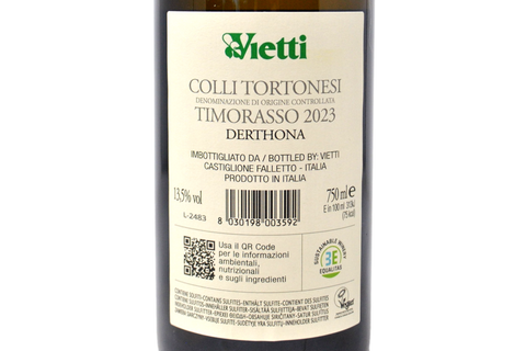COLLI TORTONESI DOC TIMORASSO DERTHONA 2023 - VIETTI