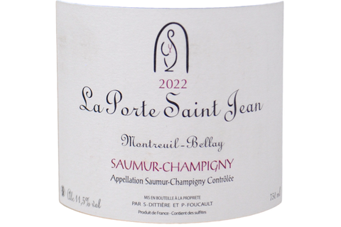 SAUMUR ROUGE AOC "LES POCHES" 2019 - LA PORTE SAINT JEAN