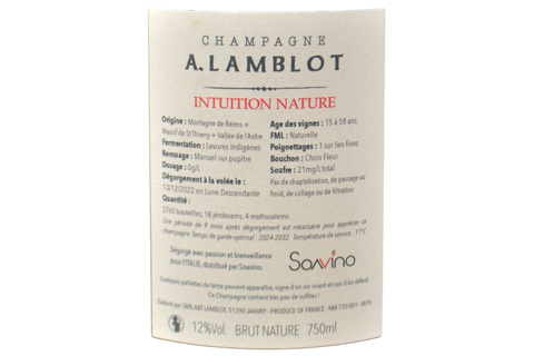 CHAMPAGNE BRUT NATURE 