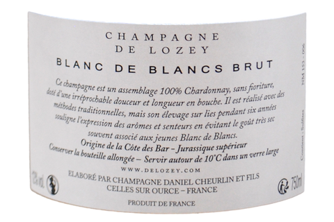 CHAMPAGNE BLANC DE BLANCS BRUT - CHAMPAGNE DE LOZEY