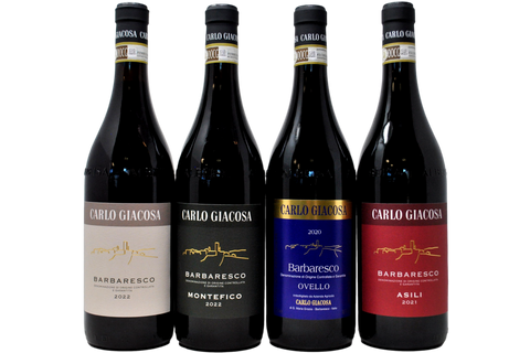 CARLO GIACOSA EXTREME TASTING BOX - 4 BOTTIGLIE