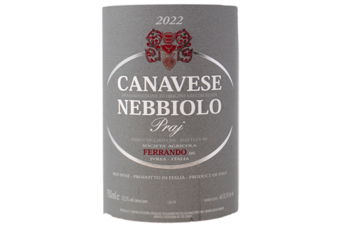 CANAVESE NEBBIOLO DOC "PRAJ" 2022 - FERRANDO
