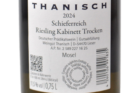 RIESLING KABINETT TROCKEN SCHIEFERREICH 2024 - WEINGUT THANISCH