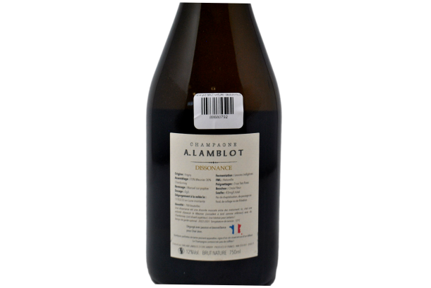 CHAMPAGNE BRUT NATURE "DISSONANCE" - A. LAMBLOT (700 BOTTIGLIE PRODOTTE)