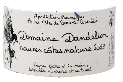 BOURGOGNE HAUTES-CÔTES DE BEAUNE "NATURE" 2023 - DOMAINE DANDELION