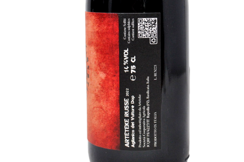 AGLIANICO DEL VULTURE DOP "RUSSE" 2022 - ARTETEKE - PROGETTO PICCOLE ALI
