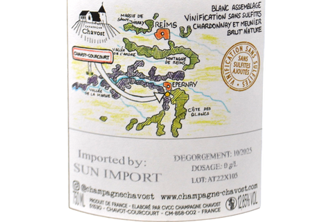 CHAMPAGNE BRUT NATURE "BLANC D'ASSEMBLAGE" - CHAMPAGNE CHAVOST